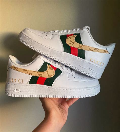 nike gucci air force 1 price|gucci custom air force 1.